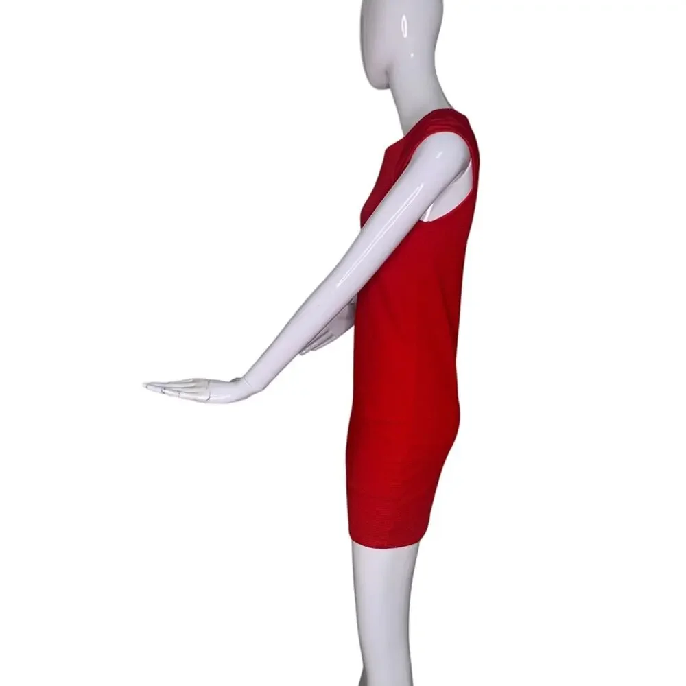 Everly Dress Sleeveless Red Full Lining No Pockets Pullover Size S